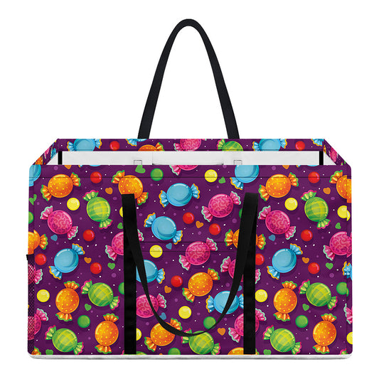 Sweet Candy Pattern Print Utility Tote Bag