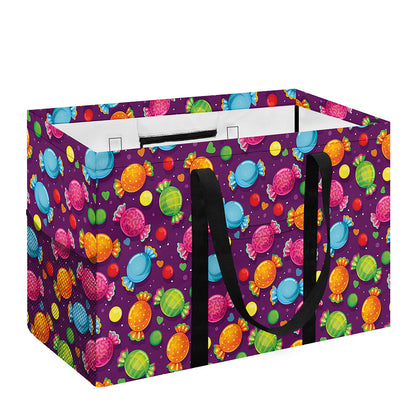 Sweet Candy Pattern Print Utility Tote Bag