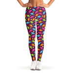Sweet Candy Pattern Print Women's Leggings