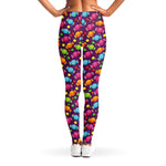 Sweet Candy Pattern Print Women's Leggings