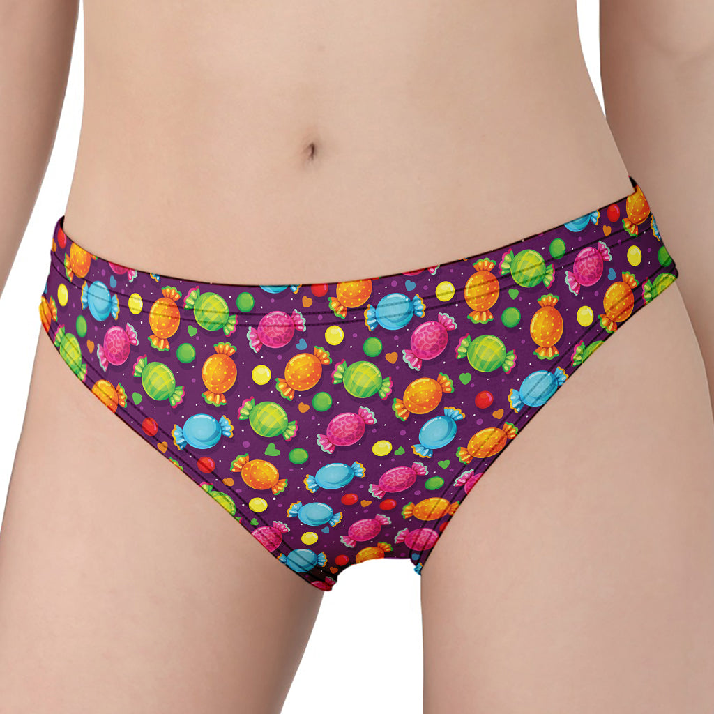 Sweet Candy Pattern Print Women's Panties