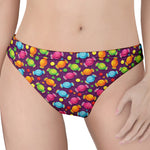 Sweet Candy Pattern Print Women's Thong