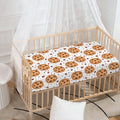 Sweet Cookie Pattern Print Baby Crib Sheet