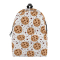 Sweet Cookie Pattern Print School Backpack