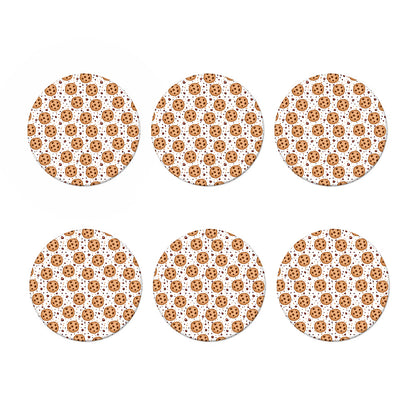 Sweet Cookie Pattern Print Coaster Set