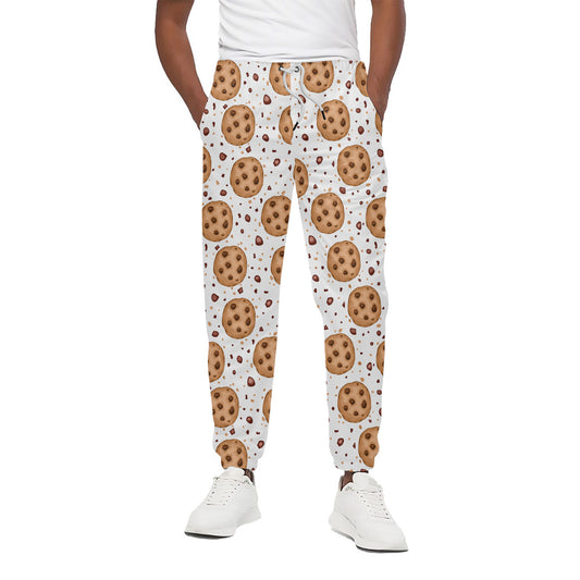 Sweet Cookie Pattern Print Cotton Pants