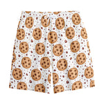 Sweet Cookie Pattern Print Cotton Shorts