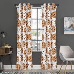 Sweet Cookie Pattern Print Curtain
