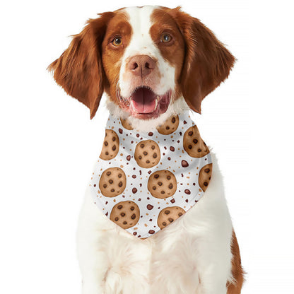 Sweet Cookie Pattern Print Dog Bandana