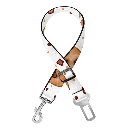 Sweet Cookie Pattern Print Dog Seat Belt