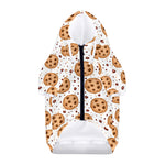 Sweet Cookie Pattern Print Dog Zip Up Hoodie