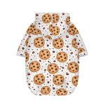 Sweet Cookie Pattern Print Dog Zip Up Hoodie