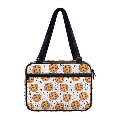 Sweet Cookie Pattern Print Double Strap Bible Bag