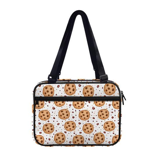 Sweet Cookie Pattern Print Double Strap Bible Bag