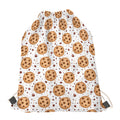 Sweet Cookie Pattern Print Drawstring Bag