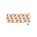 Sweet Cookie Pattern Print Extended Mouse Pad
