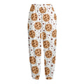 Sweet Cookie Pattern Print Fleece Lined Knit Pants