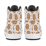 Sweet Cookie Pattern Print High Top Leather Sneakers
