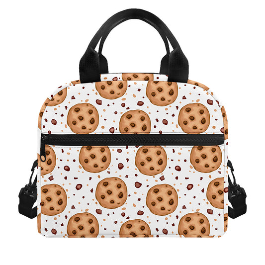 Sweet Cookie Pattern Print Insulated Lunch Bag
