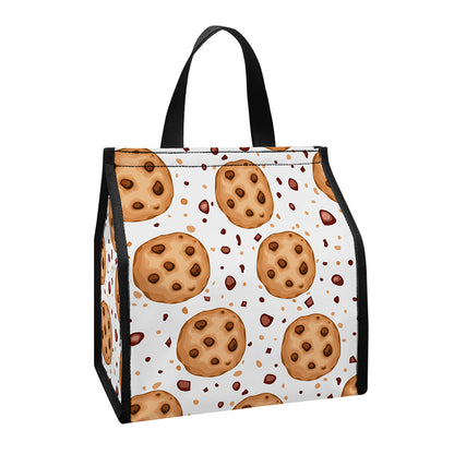 Sweet Cookie Pattern Print Insulated Lunch Tote