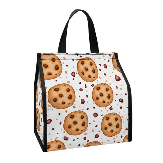 Sweet Cookie Pattern Print Insulated Lunch Tote