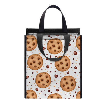Sweet Cookie Pattern Print Insulated Lunch Tote