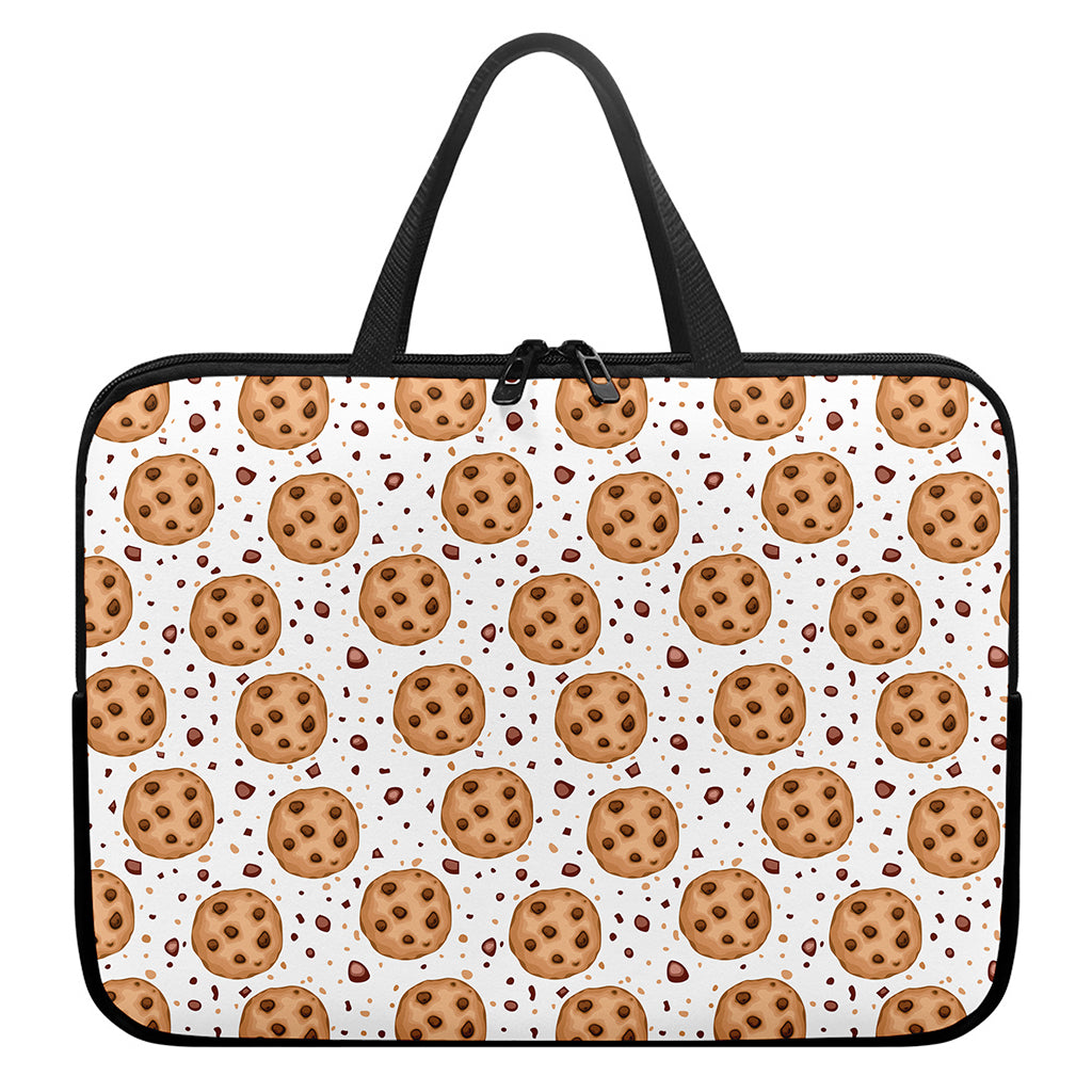 Sweet Cookie Pattern Print Laptop Sleeve With Handle