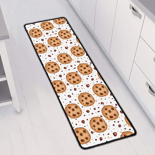 Sweet Cookie Pattern Print Long Kitchen Mat