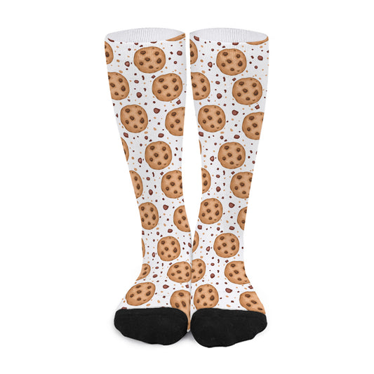 Sweet Cookie Pattern Print Long Socks
