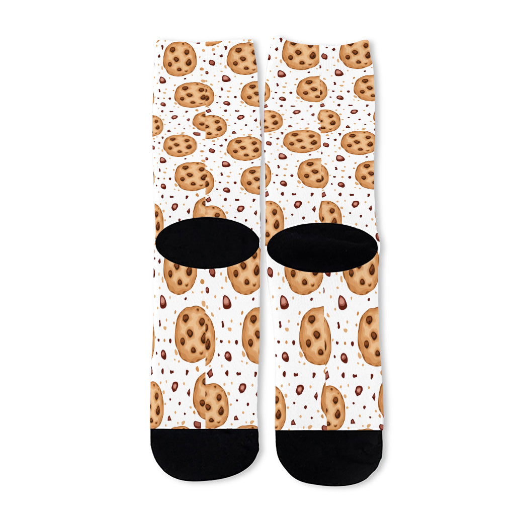 Sweet Cookie Pattern Print Long Socks