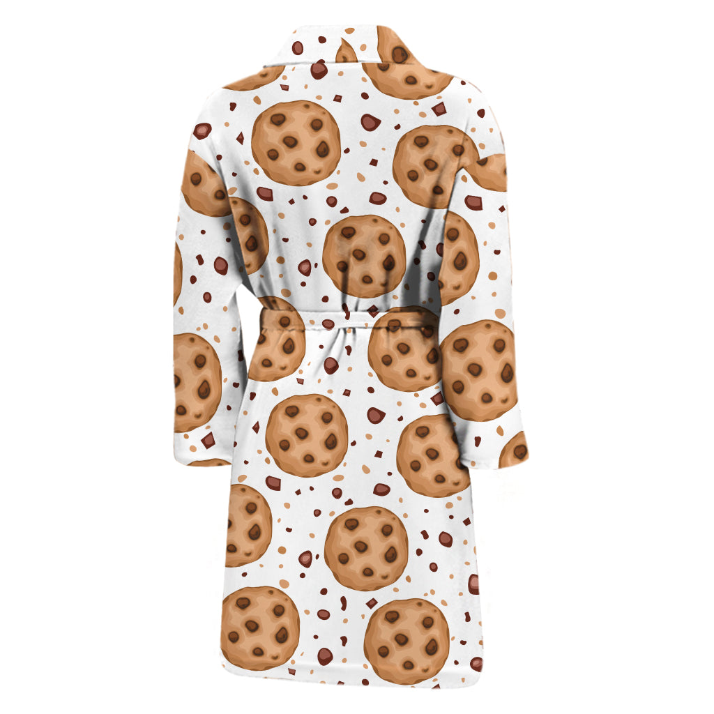 Sweet Cookie Pattern Print Men's Bathrobe