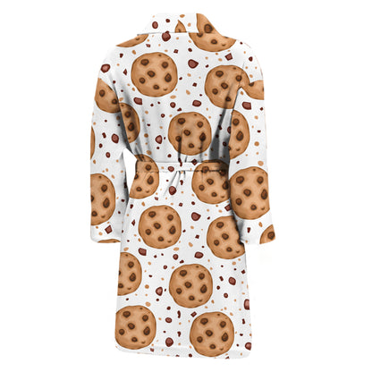 Sweet Cookie Pattern Print Men's Bathrobe