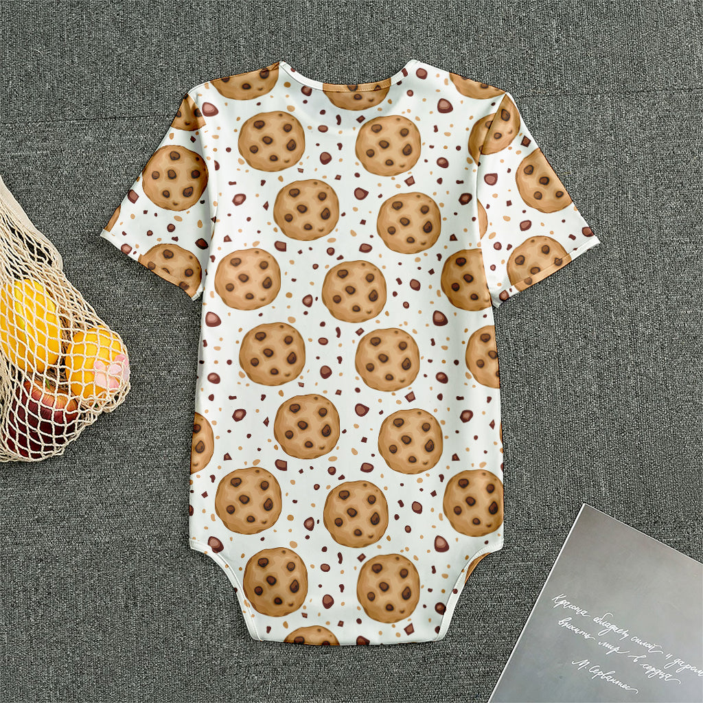 Sweet Cookie Pattern Print Men's Bodysuit