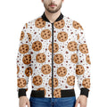 Sweet Cookie Pattern Print Men's Bomber Jacket