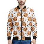 Sweet Cookie Pattern Print Men's Bomber Jacket