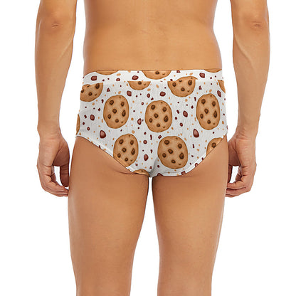 Sweet Cookie Pattern Print Men's Briefs