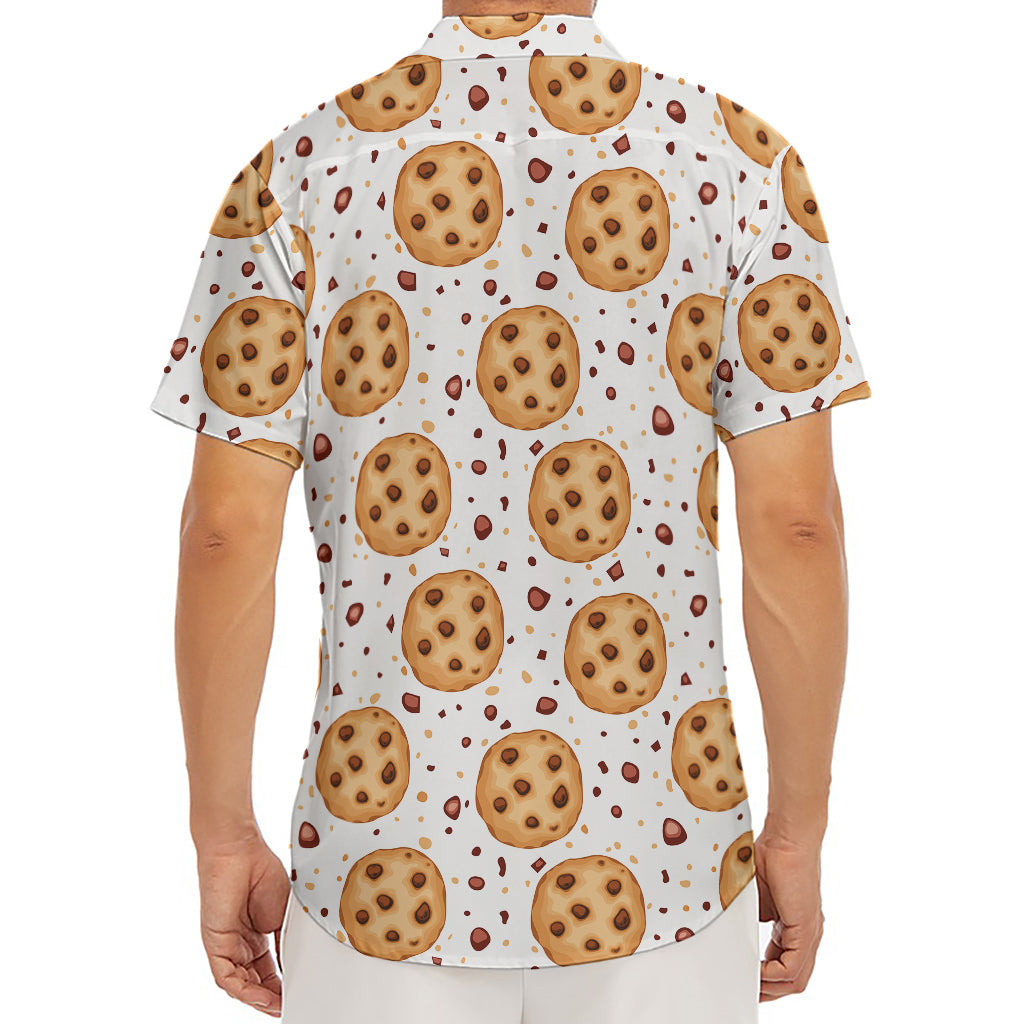 Sweet Cookie Pattern Print Men's Deep V-Neck Shirt