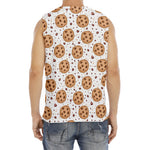 Sweet Cookie Pattern Print Men's Fitness Tank Top