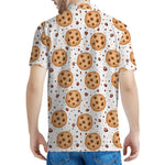 Sweet Cookie Pattern Print Men's Polo Shirt