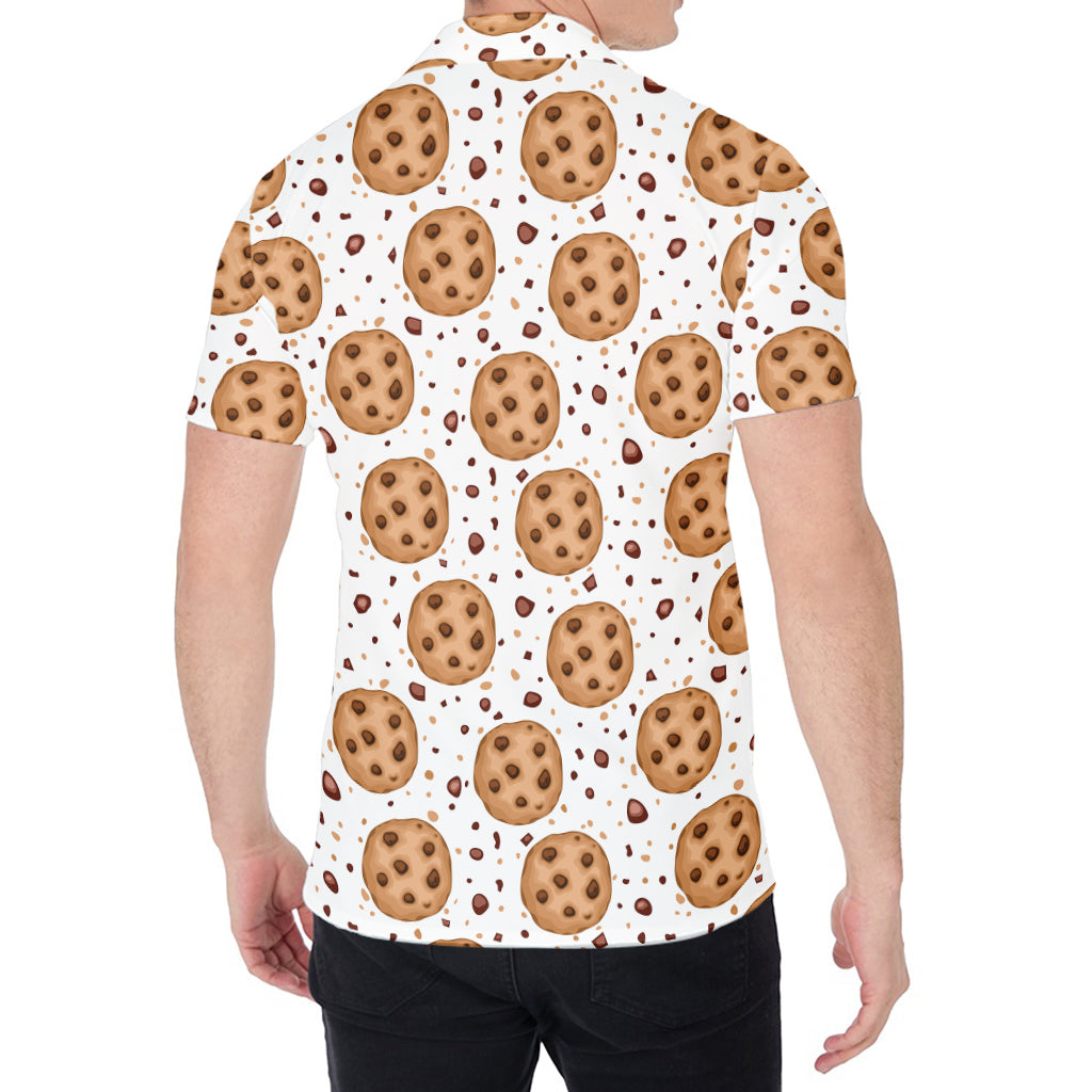 Sweet Cookie Pattern Print Men's Shirt