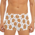 Sweet Cookie Pattern Print Men's Short Boxer Briefs