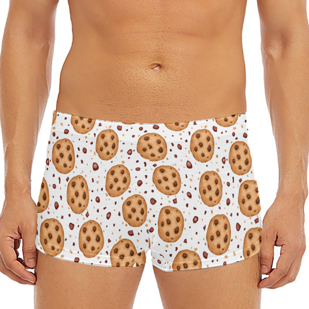 Sweet Cookie Pattern Print Men's Short Boxer Briefs