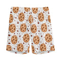 Sweet Cookie Pattern Print Men's Athletic Shorts