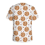 Sweet Cookie Pattern Print Men's Sports T-Shirt