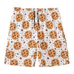 Sweet Cookie Pattern Print Men's Swim Trunks