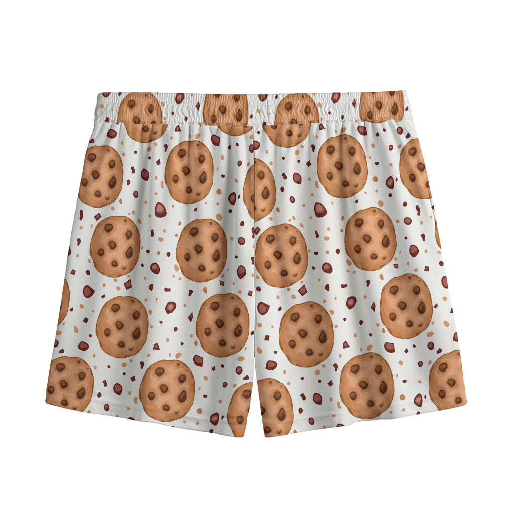Sweet Cookie Pattern Print Mesh Shorts