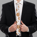 Sweet Cookie Pattern Print Necktie