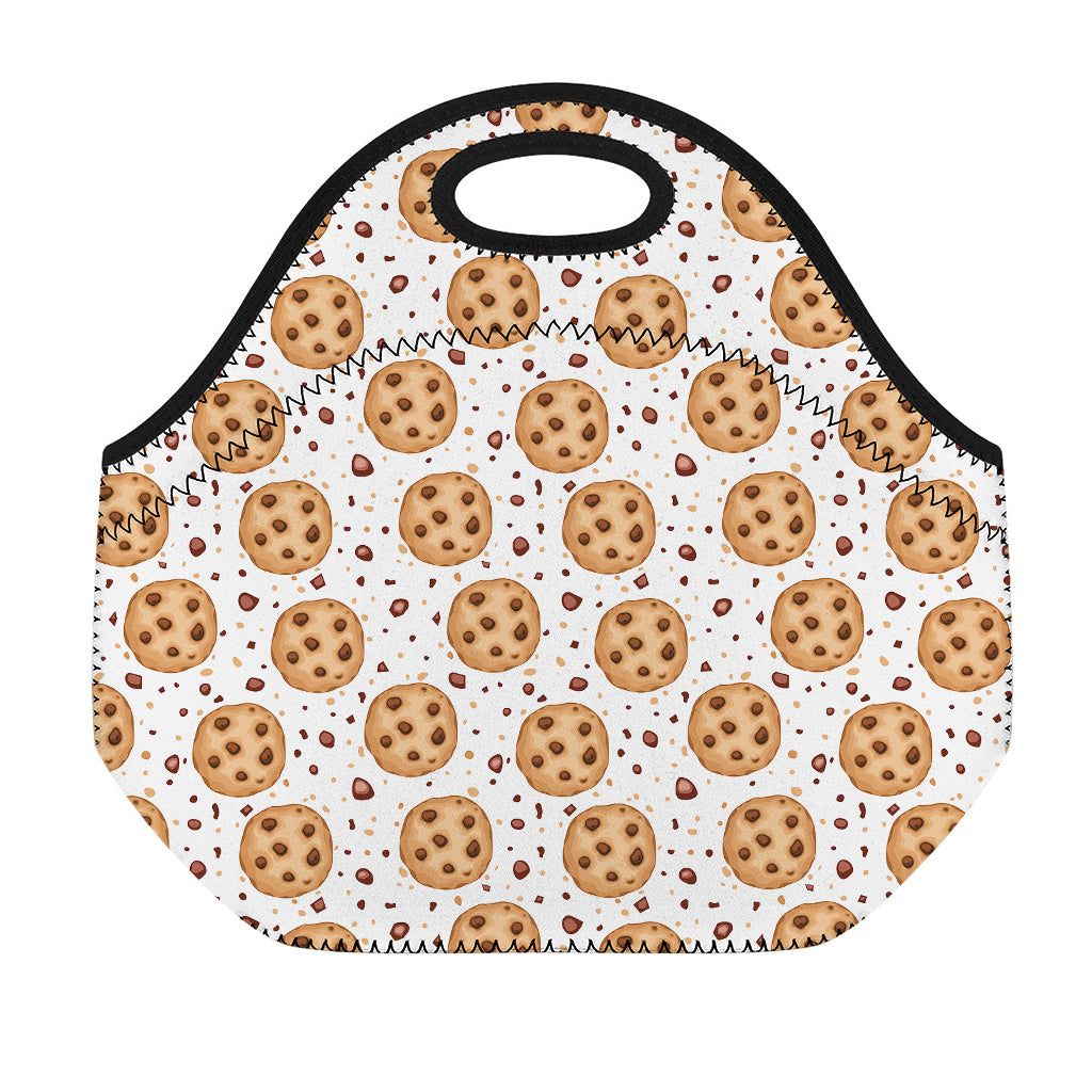Sweet Cookie Pattern Print Neoprene Lunch Bag