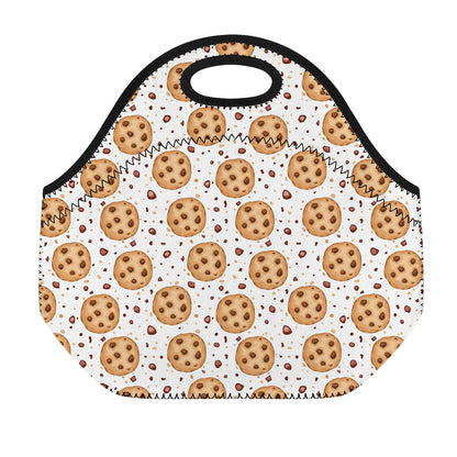 Sweet Cookie Pattern Print Neoprene Lunch Bag