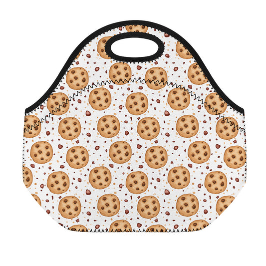 Sweet Cookie Pattern Print Neoprene Lunch Bag